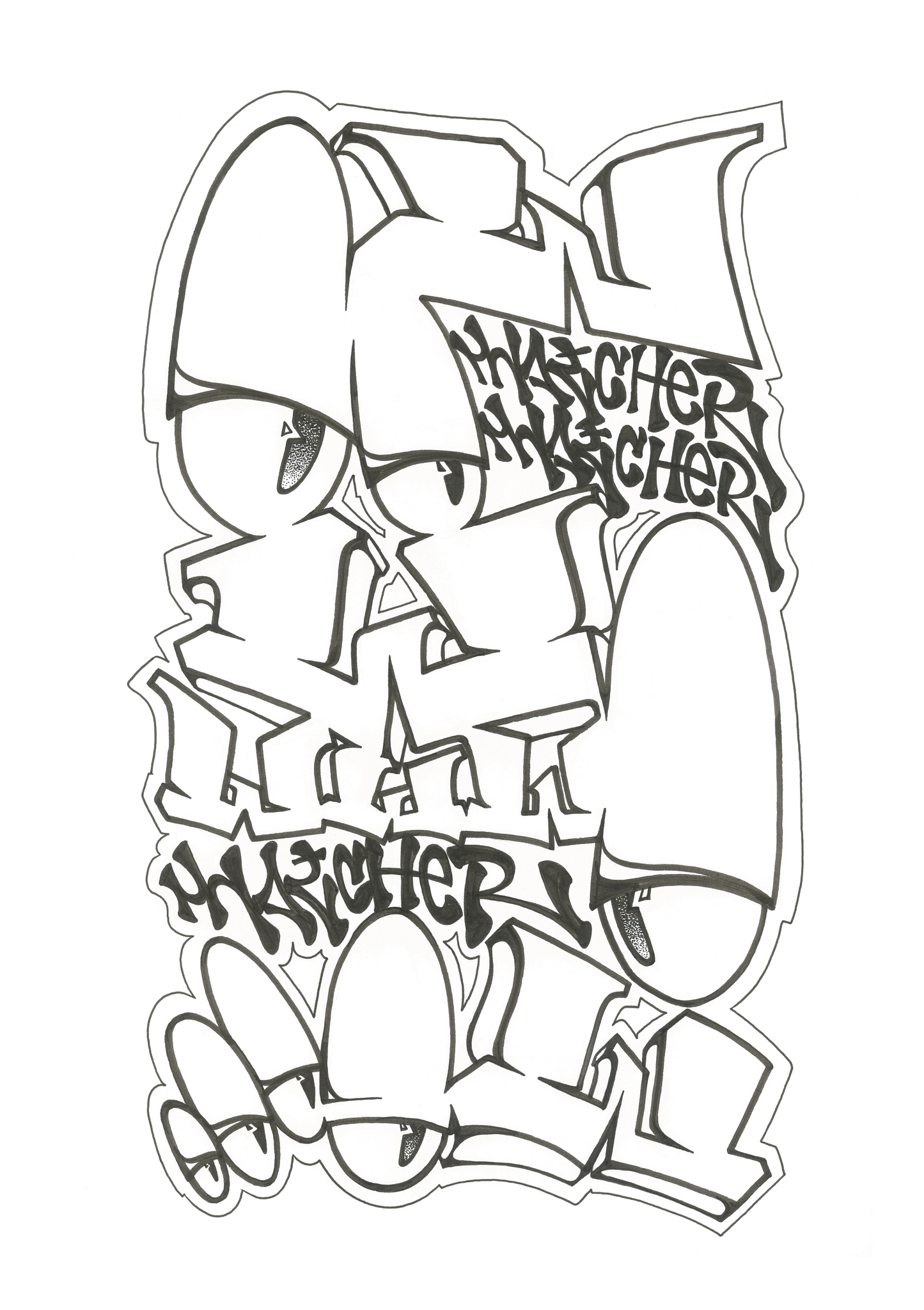 "watcher" letter stack