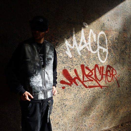 1/1 original canvas art utility vest