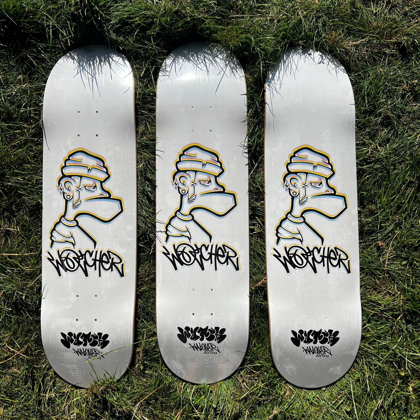 Side profile skateboard deck - 8.5”