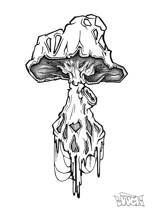 mushroom illustration