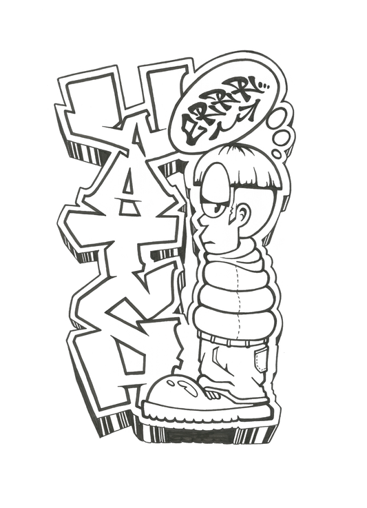"bowl cut kid" illustration