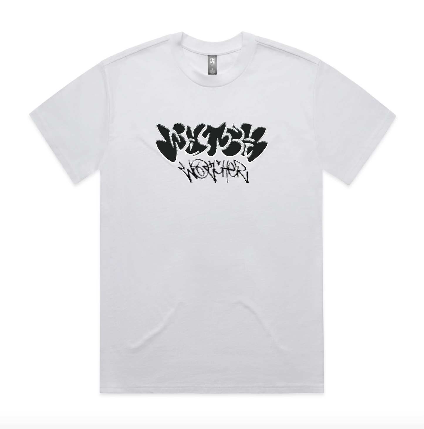 realraver metallic back print TEE