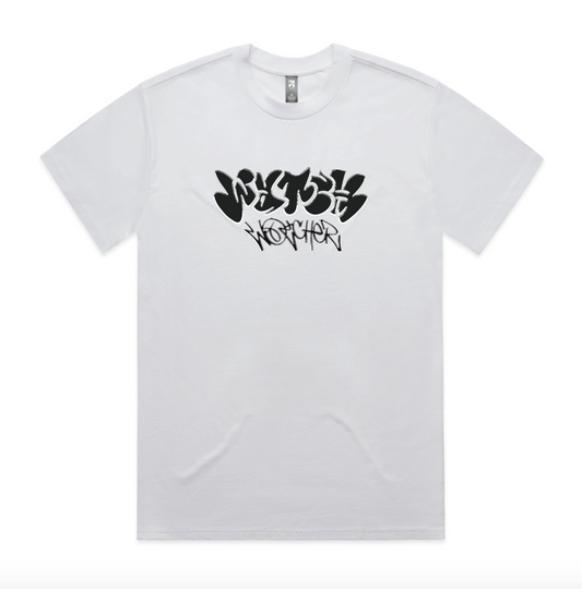 realraver metallic back print TEE