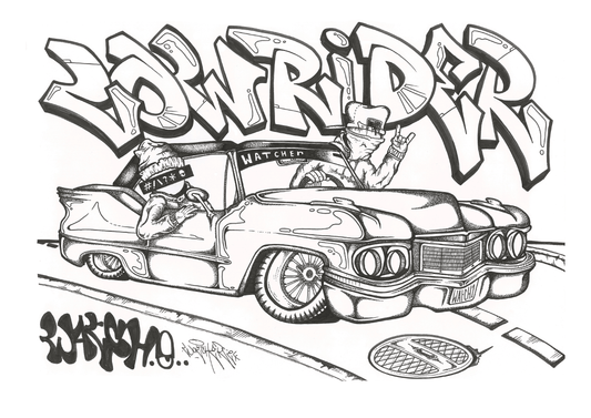 Low rider illustration